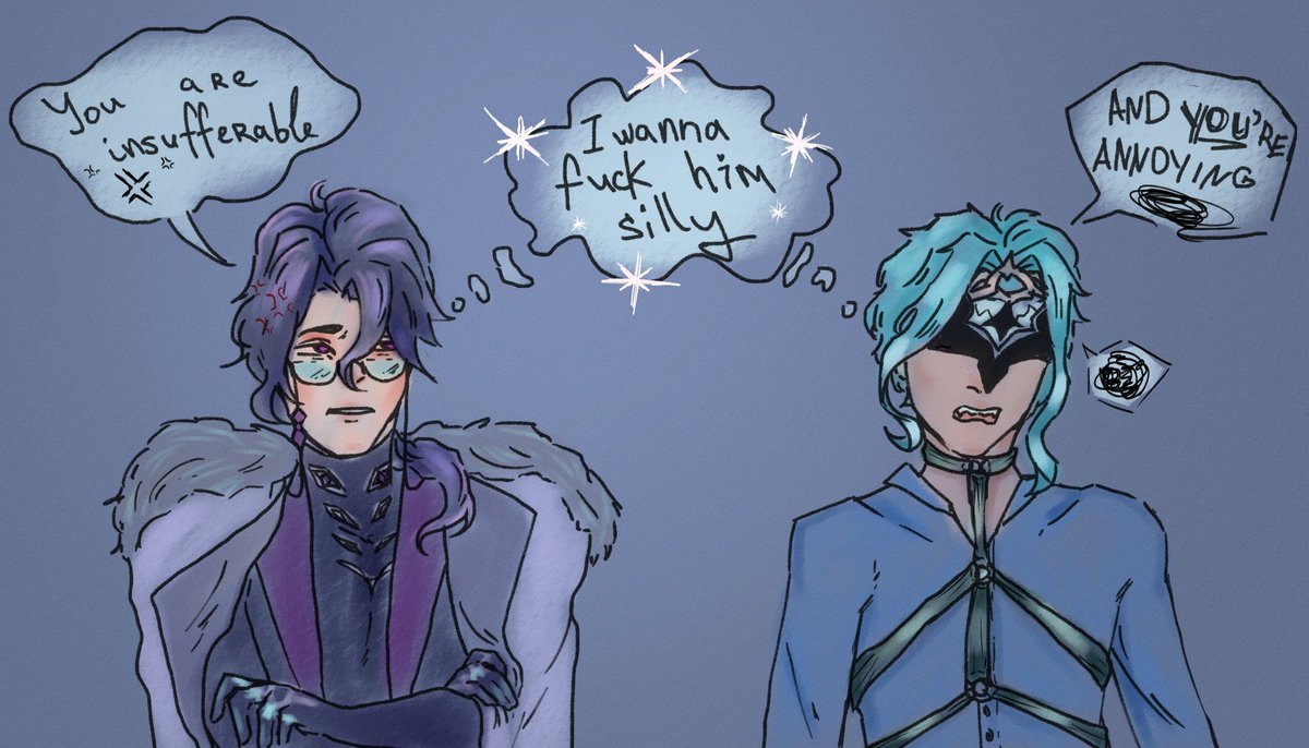 jormun_gandr's tweet photo. CW: implied NSFW

Day 1 #Dottoloneweek2024

They hated each others guts at first, but the chemistry was there 🤭

#dottolone #dottore #pantalone https://t.co/Pmu08q1KBe