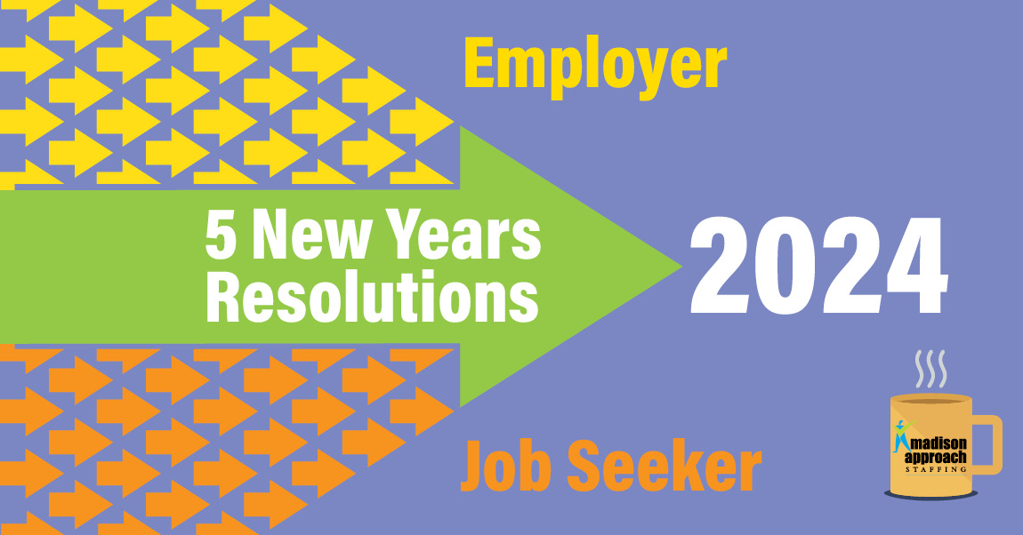 madisonapproach's tweet photo. It’s a new year, which inspires all of us to set new goals for improvement. While employers are busy strategizing their hiring needs for 2024, job seekers are mapping out their career growth plans. Here are a few resolution ideas to consider > https://t.co/p0IdSM5UFK https://t.co/t4BEIYf5B2