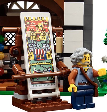 BricksFanz's tweet photo. A neat callback to where LEGO Castles began in the new Medieval Town Square set https://t.co/twWZHonejO