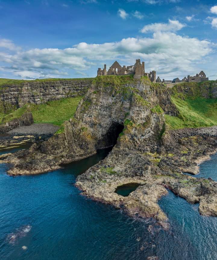 Dunluce Castle🏰

This spectacular #MedievalCastle located on the #AntrimCoast dates as far back as the 1500's.

The ancient ruins are steeped in history, and it truly is nothing short of magnificent.

Dunluce Castle, Co Antrim

📸Cine Drone Media.