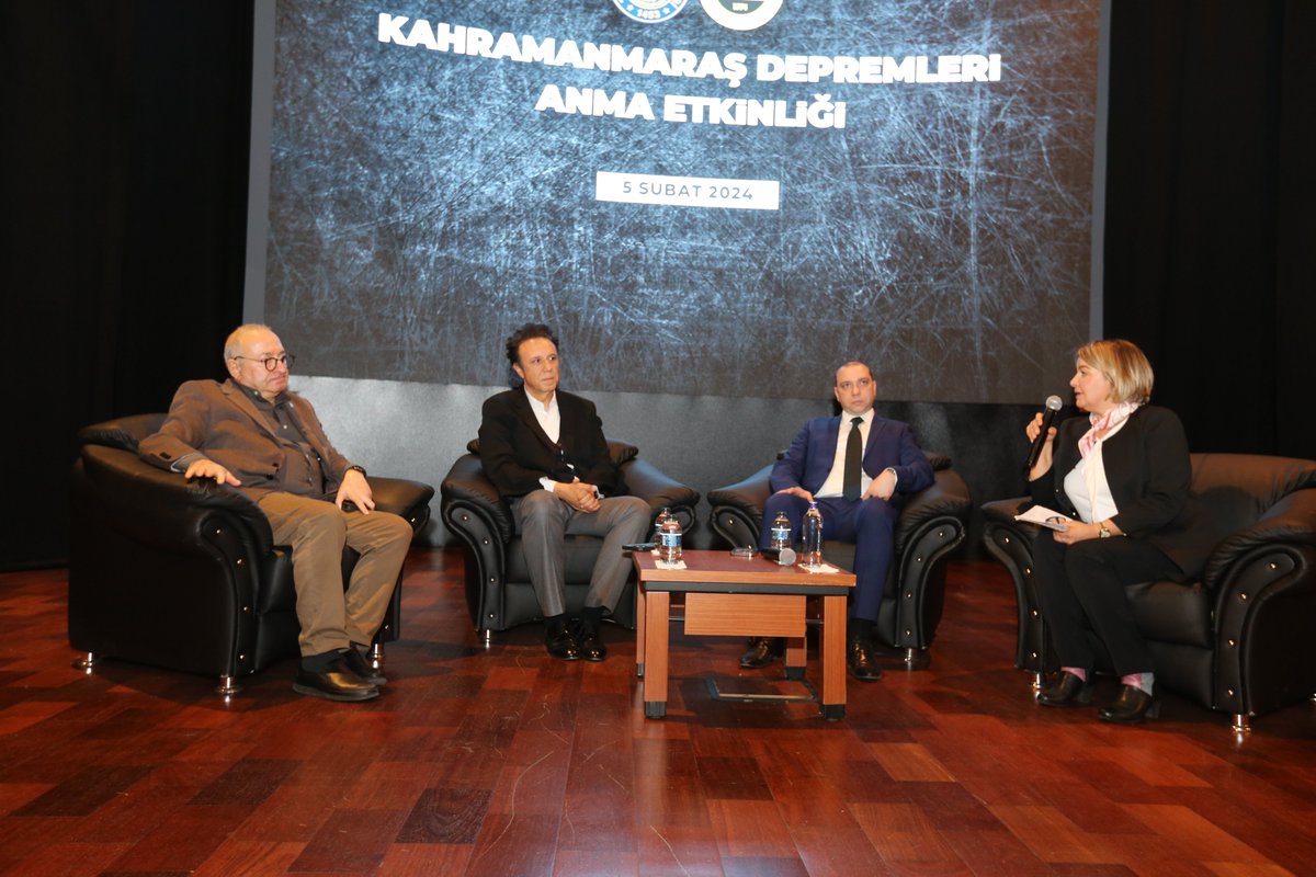 iuc_jeofizik's tweet photo. 6 Şubat 2023 tarihinde Kahramanmaraş merkezli gerçekleşen iki büyük depremin yıldönümü sebebiyle düzenlediğimiz  anma etkinliğimize katkılarından dolayı, Doç. Dr.Nurdan Sayın, Prof.Dr.Mikdat Kadıoğlu, Dr.Evrim Yavuz ve Ahmet Yeşiltepe'ye teşekkürlerimizi sunarız. https://t.co/1N3WQwaXRY