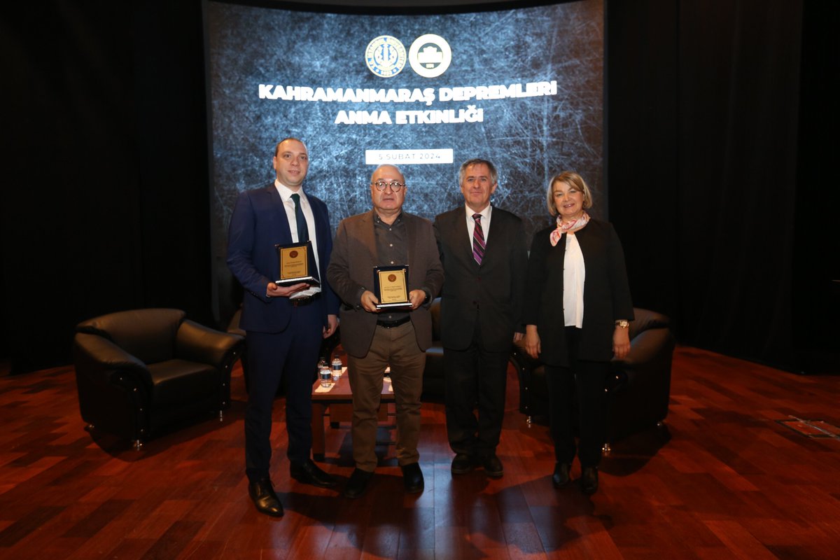 iuc_jeofizik's tweet photo. 6 Şubat 2023 tarihinde Kahramanmaraş merkezli gerçekleşen iki büyük depremin yıldönümü sebebiyle düzenlediğimiz  anma etkinliğimize katkılarından dolayı, Doç. Dr.Nurdan Sayın, Prof.Dr.Mikdat Kadıoğlu, Dr.Evrim Yavuz ve Ahmet Yeşiltepe'ye teşekkürlerimizi sunarız. https://t.co/1N3WQwaXRY