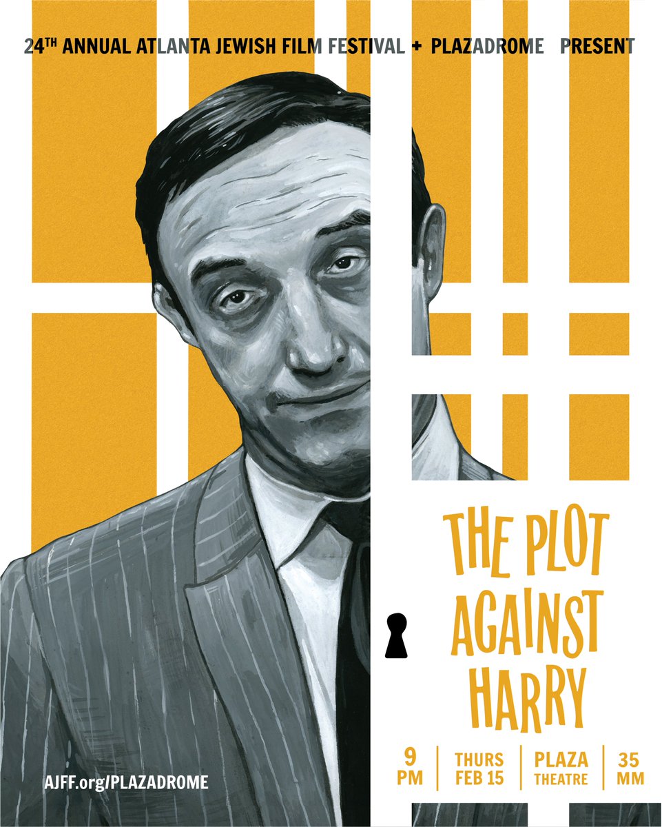 atljewishfilm's tweet photo. #AJFF and #Plazadrome have teamed up to unearth THE PLOT AGAINST HARRY. Join us for a 35mm screening of this mobster comedy that follows a big city Kosher Nostra schlemiel navigating the underworld, juggling family drama and a quest for redemption: https://t.co/4bFBhtABB2 https://t.co/LoBSMYL0Ur