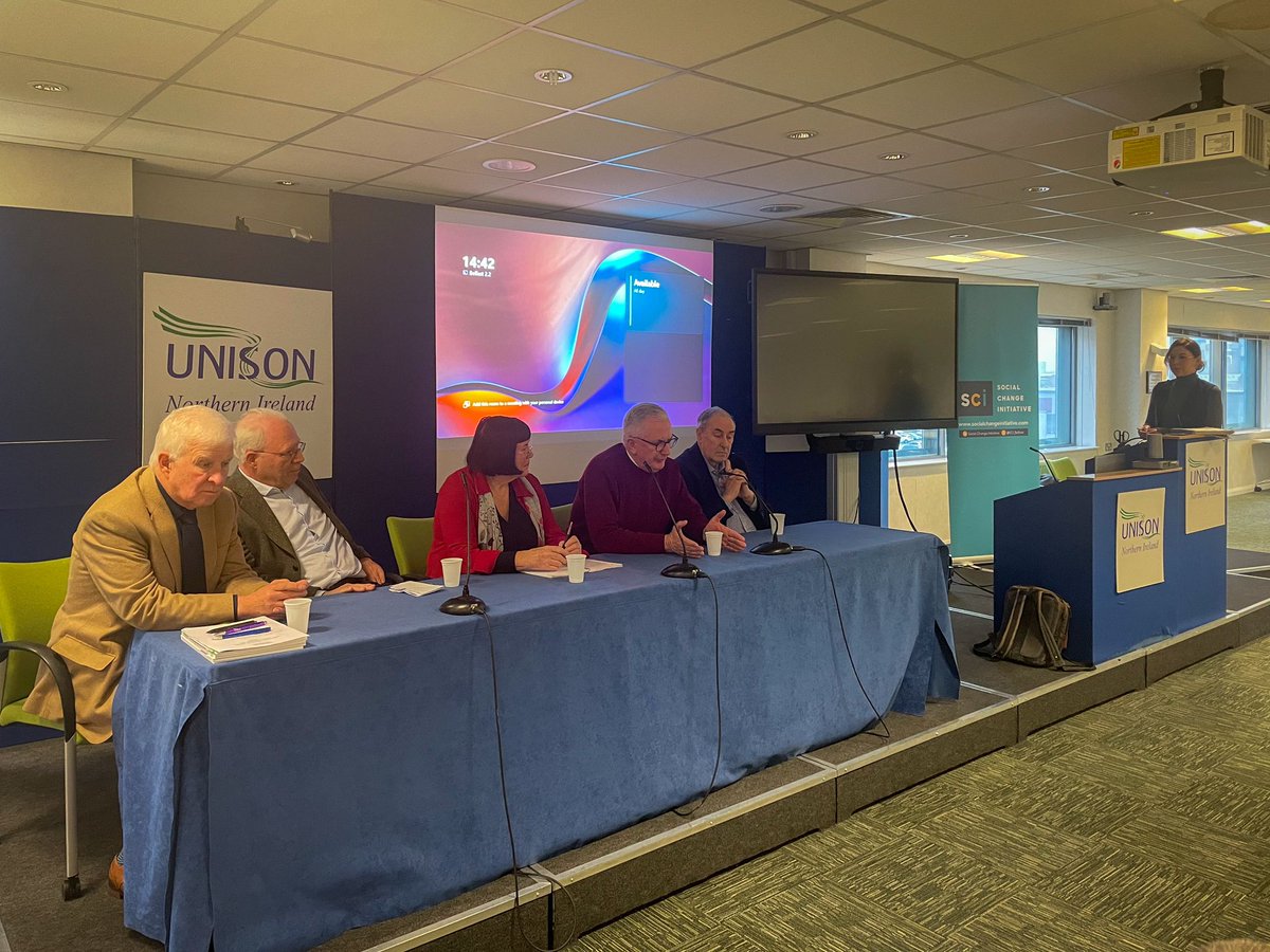 SCI_Belfast's tweet photo. Now, Judith Hill moderates a panel of contributors from diverse perspectives who reflect on the negotiations and roll-out of the Good Friday/Belfast Agreement. #SCIPeaceConf https://t.co/EF8laC4zLK