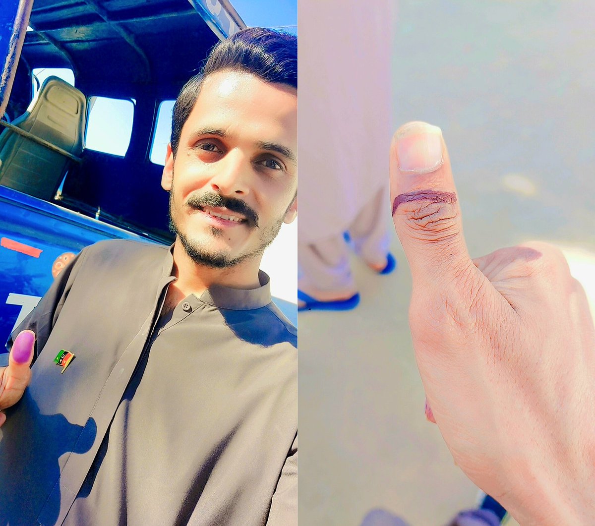 NasirAbbasiPPPP's tweet photo. My #VoteForTeer

My vote for Chairman @BBhuttoZardari

I cast my vote #NA205  #PS32

#Khanwahan #NausheroFeroze https://t.co/Qn6uikvakZ
