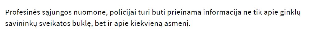 Įdomu, šitų fašistukų sąjunga ką nors žino apie BDAR, žmogaus teises ar jiems tiesiog px? Jokiu teisiniu interesu jie nepagrįs besąlygiško priėjimo prie ypatingų asmens duomenų.Pzdc yra ir tai, kad lrt pateikia tokias sapaliones be jokių ekspertų komentarų lrt.lt/naujienos/liet…