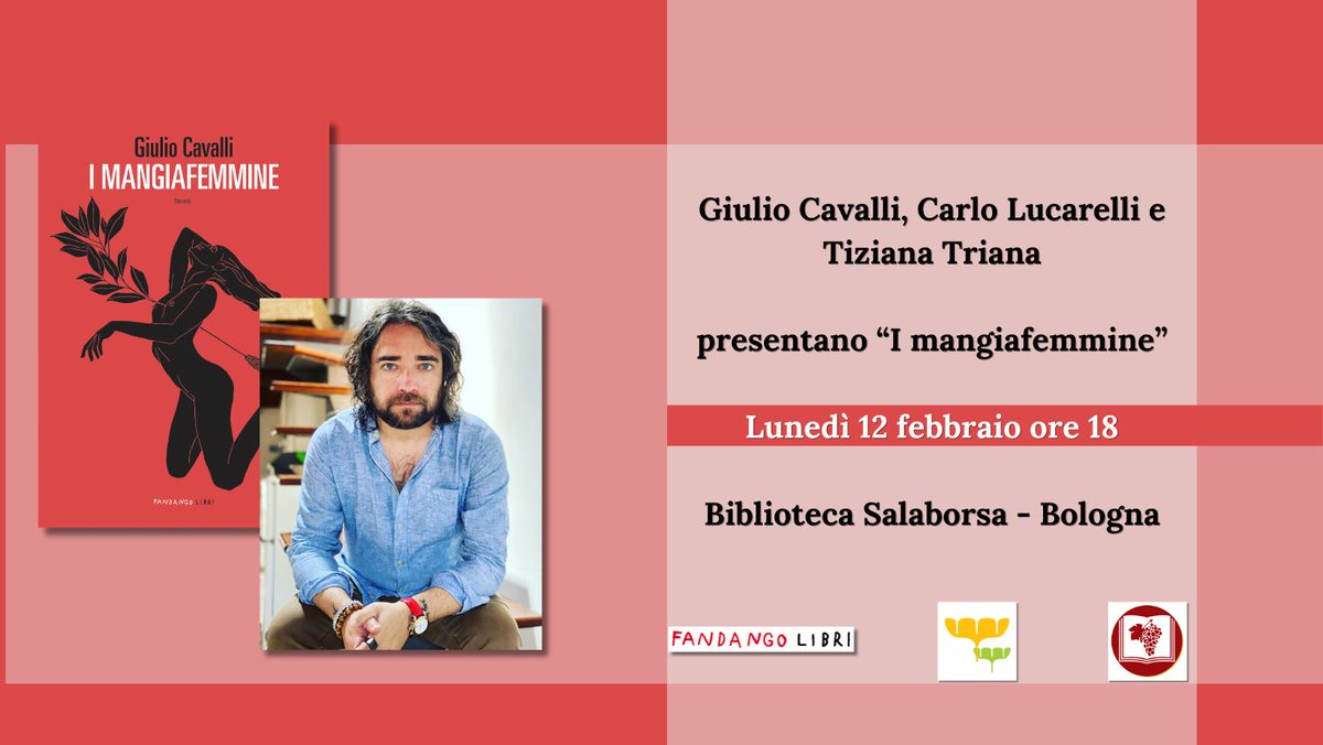 Lunedì 12 febbraio presso @BiblioSalaborsa a Bologna un dialogo fra @giuliocavalli e @CarloLucarelli6 a proposito di #imangiafemmine
@FandangoLibri