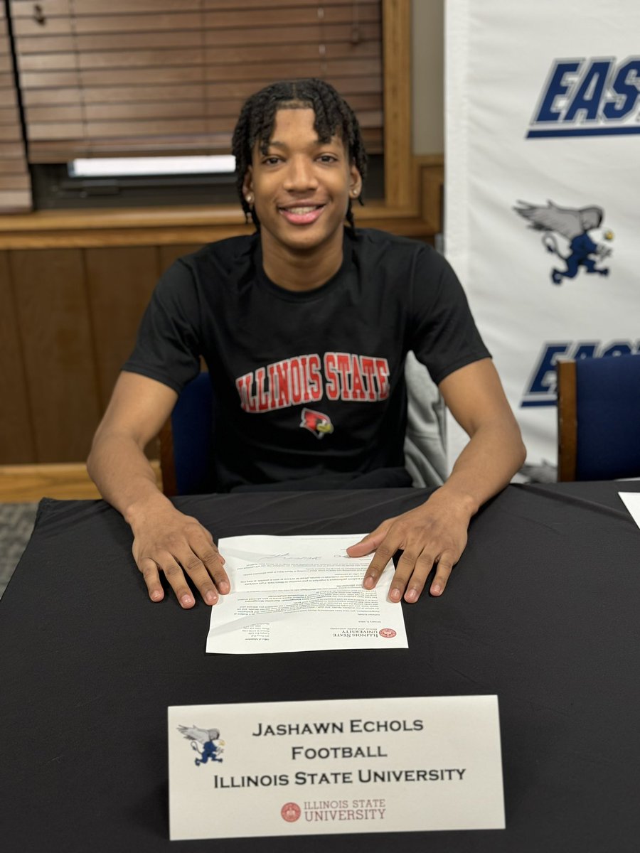 🏈 Congratulations To IMR Athlete Jashawn Echols Signing To Illinois State University @jashawn_echols1 @RedbirdFB