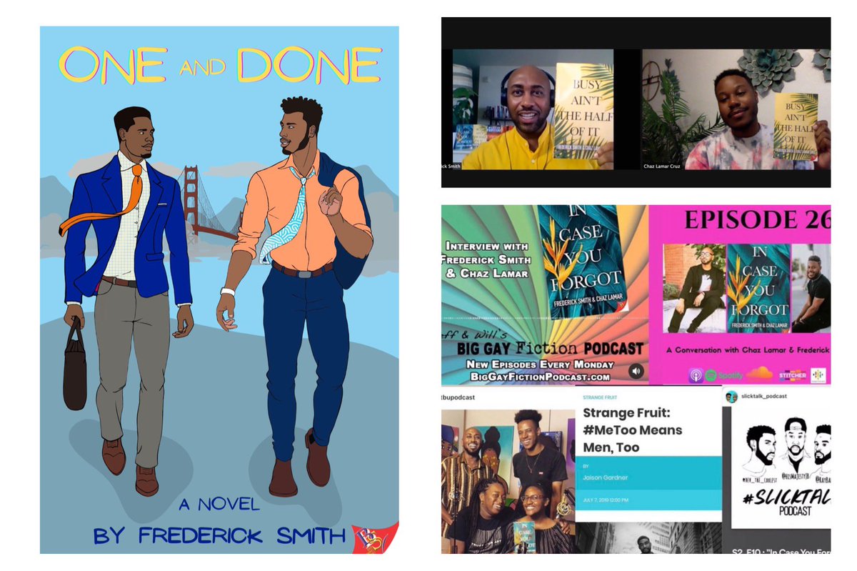 Available for Spring & Summer 2024 podcasts, panels, classes for Pride Month & beyond. Can discuss writing, romancelandia, DEI, higher ed, BlackQueer issues, & more. Previous podcast appearances: bit.ly/FredOnPodcasts. ✍🏾📚🌈 🎧 #WritingCommunity #writeLGBTQ #SAPro #HigherEd