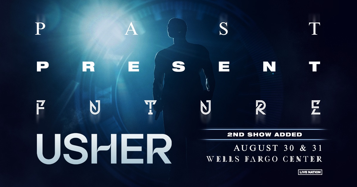 new965philly's tweet image. 🚨 2ND SHOW ADDED 🚨 @Usher is now bringing his #PastPresentFuture Tour to @WellsFargoCtr on August 30th AND August 31st! 🤩 #Usher 
📲 audacy.com/new965philly/e…