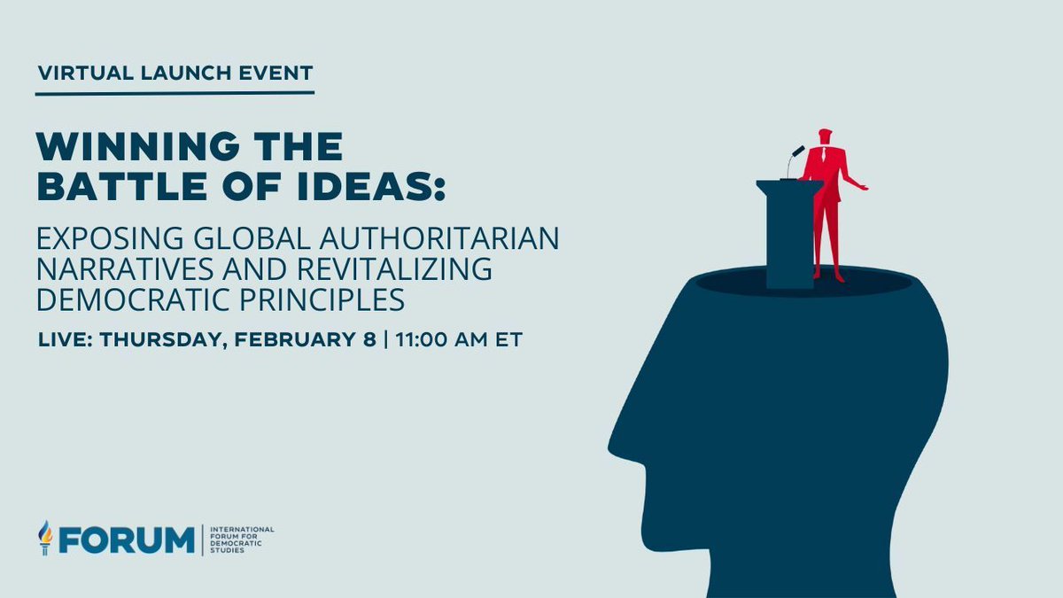 ⏳ STARTING SOON | Join us for a virtual discussion featuring #JosephSiegle @AfricaACSS, @JendayiFrazer, @peterpomeranzev, @ivonotes, @joshrogin, and @DamonMacWilson on how democracies can expose and counter authoritarian narratives: buff.ly/47S3c6S