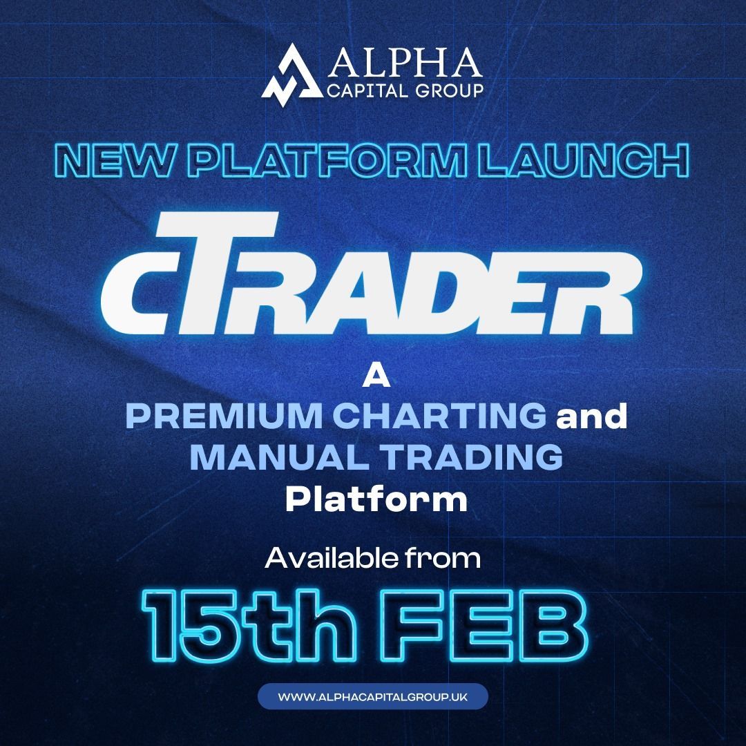 **New platform launch 

Ctrader - cTrader Trade

A Premium Charting and Manual Trading Platform

Active 15th Feb
You can now choose between MetaTrader5 and Ctrader.