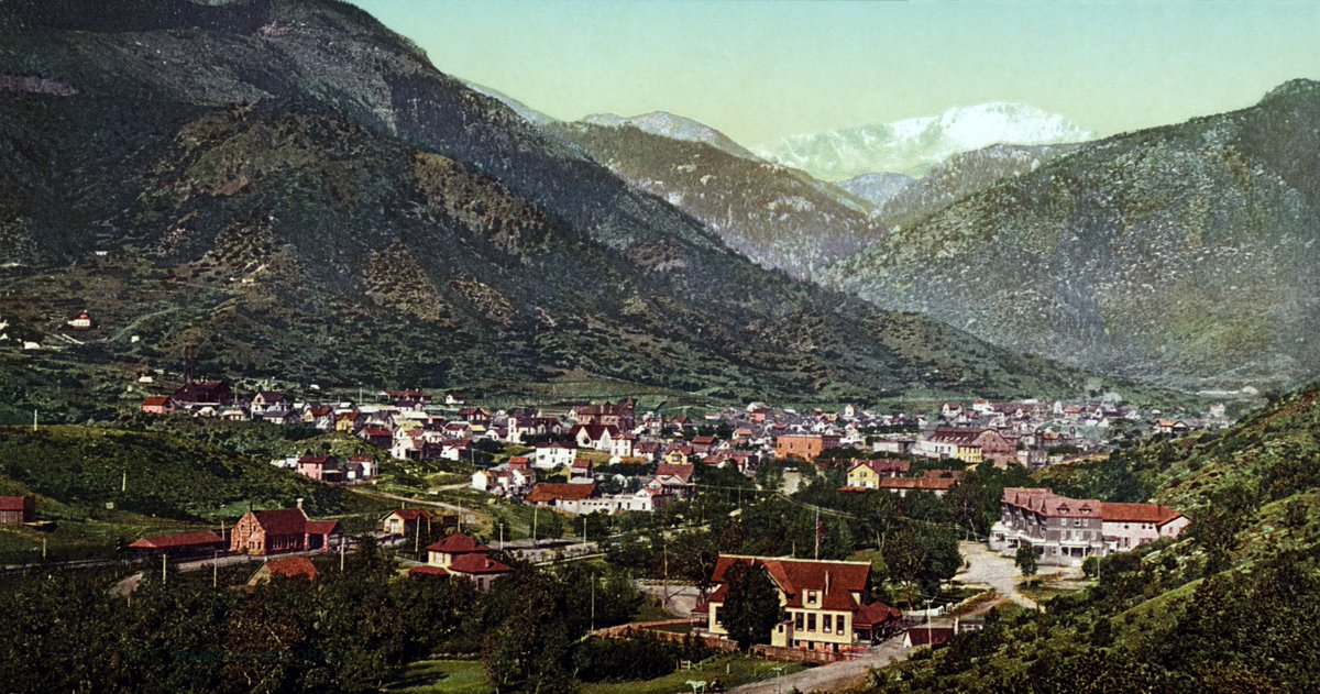 Manitou Springs, United States (c. 1890) 🇺🇸 #UnitedStates #US #USA #19thcentury #Colorado