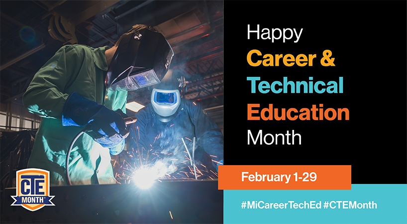 Students enrolled in state-approved secondary career and technical education (CTE) programs have an opportunity to acquire skills that prepare them for successful career entry, advancement, and/or continuing education. #MiCareerTechEd #MiACTE #CTEMonth #PathfinderMI