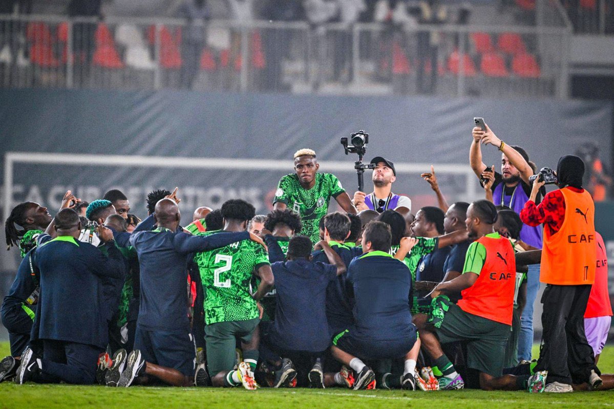 United We Stand As A Nation 🦅🇳🇬🎉👏💪 #AFCON2023