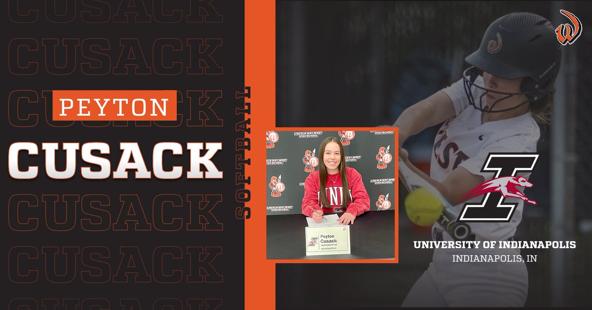 Peyton Cusack has committed to play softball at University of Indianapolis. She would like to thank her family, friends and coaches for all the support. Congratulations Peyton! <a href="/lwwsoftball/">Warrior Softball</a> 
#GoWarriors
#NationalSigningDay