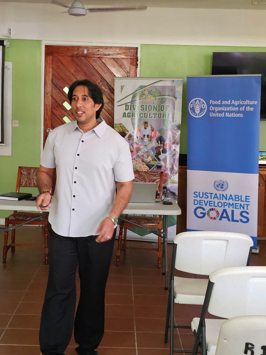 FAO in the Caribbean (@faocaribbean) on Twitter photo 🇩🇲#Dominica public and private sector stakeholders recap discussions on the dasheen upgrading strategy, led by Mr Jai Rampersad, <a href="/FAOCaribbean/">FAO in the Caribbean</a> Trade Development Consultant. These discussions led to the validation of a strategy for improving the sector. #valuechains4change 🇩🇲#Dominica public and private sector stakeholders recap discussions on the dasheen upgrading strategy, led by Mr Jai Rampersad, <a href="/FAOCaribbean/">FAO in the Caribbean</a> Trade Development Consultant. These discussions led to the validation of a strategy for improving the sector. #valuechains4change