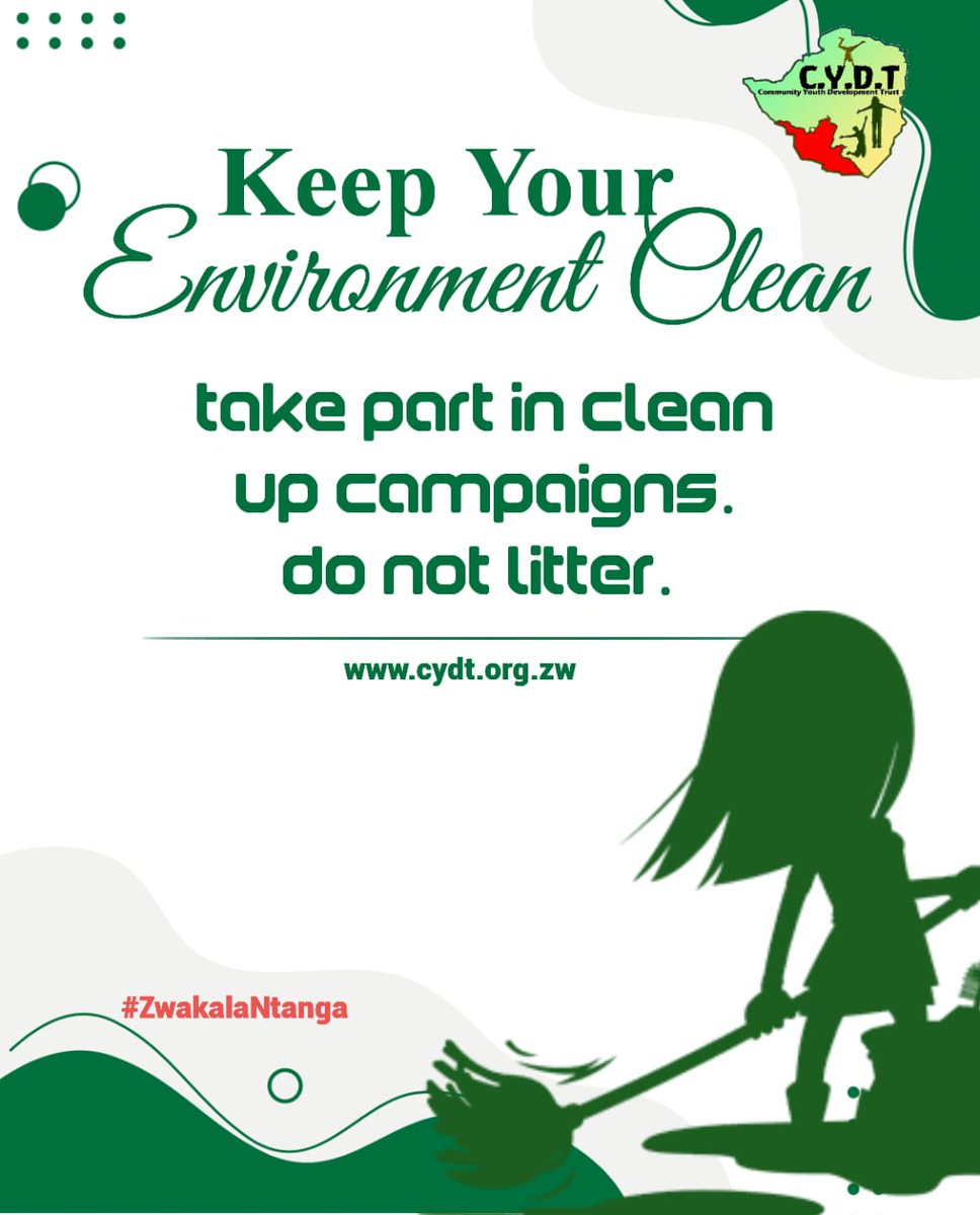 Lets all keep our environment clean #ZwakalaNtanga