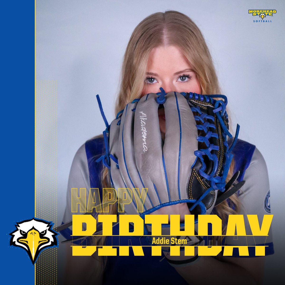 MSUEaglesSB's tweet photo. The Eagles want to wish a BIG Happy Birthday to Addie!!🦅💙 https://t.co/c2h6FwyJn6