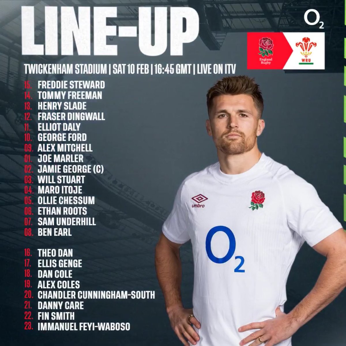 CompoRugby's tweet image. 🏴󠁧󠁢󠁥󠁮󠁧󠁿 @EnglandRugby - @WelshRugbyUnion 🏴󠁧󠁢󠁷󠁬󠁳󠁿

⏱️ Samedi, 17h45
📺 France 2
🏟️ Twickenham Stadium, Londres 

#GuinnessSixNations #ENGvWAL