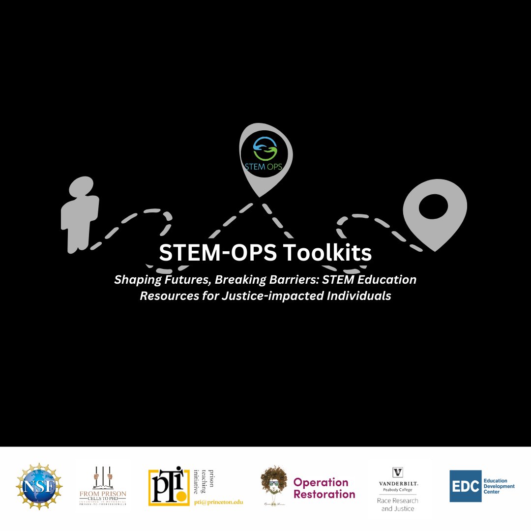 We're thrilled to share another announcement!

In collaboration with @NSFINCLUDESHub, @prison2pro, @PTIprinceton, @TheOR_NOLA, @RaceResearch, and @EDCtweets , we've dedicated years to crafting our new @STEM_OPS  Toolkits.

Learn more at ow.ly/fToK50Qzcqc