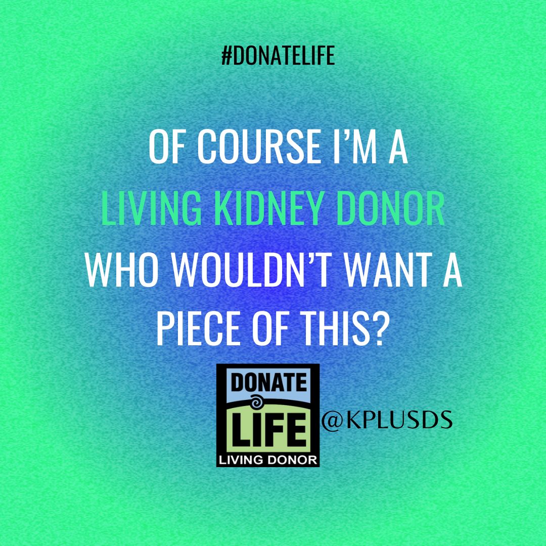 love this sassy statement! #donatelife #livingdonorsrock #livingkidneydonor #iganephropathy #lifelink
#kidney #kidneybeans #kidneydisease #kidneytransplant #kidneys #kidneystones #kidneyfailure #kidneytransplantrecipient #KidneyAwareness #kidneyhealth #kidneywarrior  #kidneydonor