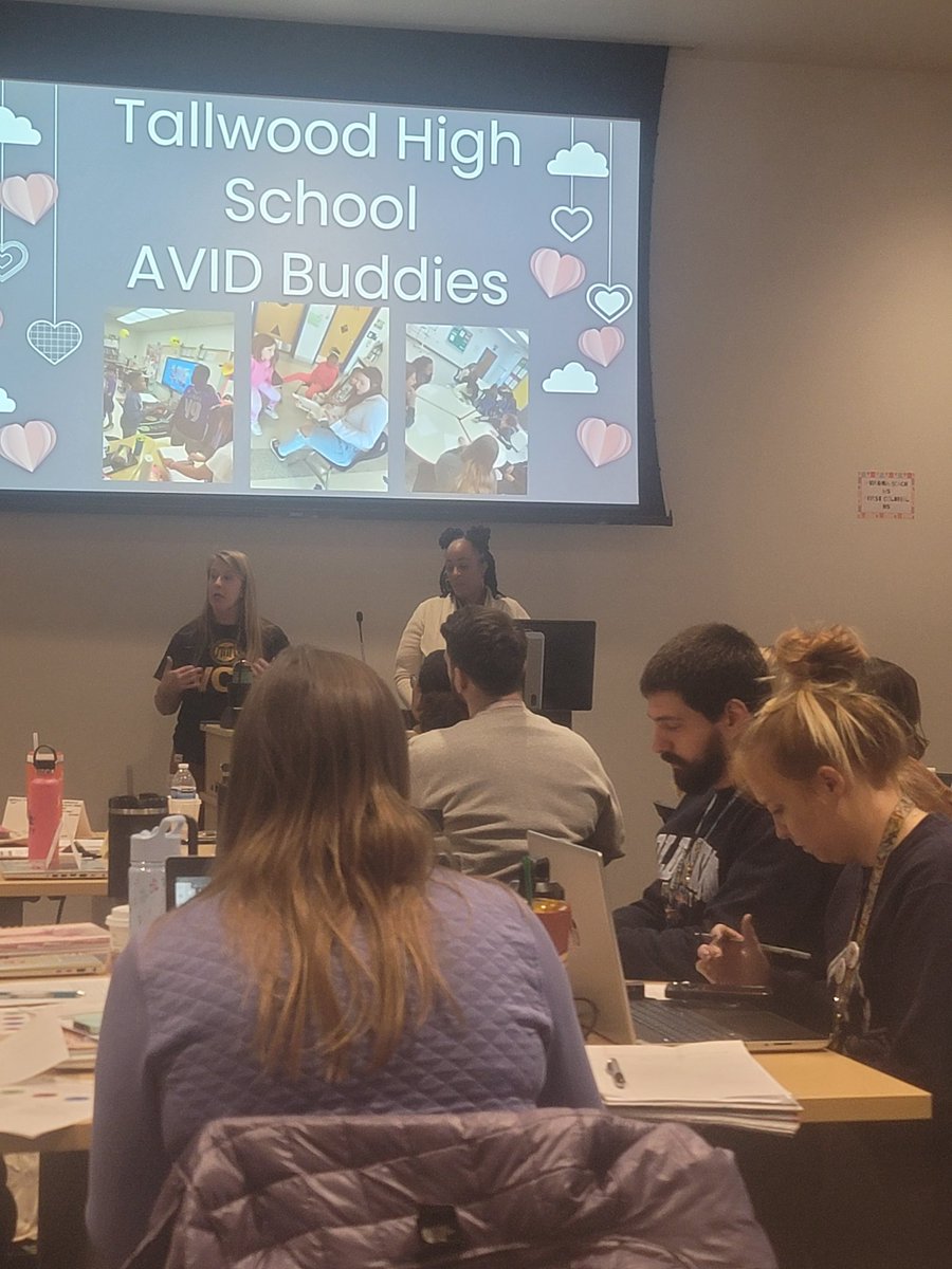 Any time I get to hear from @AVIDwithHinton about ALL the great things she's doing with AVID @TallwoodLions...is a #GoBeGreat kind of day! ❤️❤️