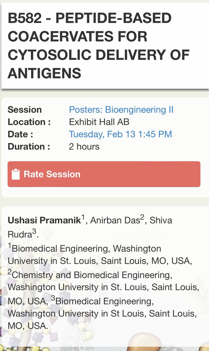 Dr. Ushasi Pramanik, Ph. D. (@_ushasispeaks) on Twitter photo Excited to present my postdoc work in <a href="/BiophysicalSoc/">Biophysical Society</a> #BPS2024 under Bioengineering subgroup.
Do stop and visit my poster and share your thoughts! Excited to present my postdoc work in <a href="/BiophysicalSoc/">Biophysical Society</a> #BPS2024 under Bioengineering subgroup.
Do stop and visit my poster and share your thoughts!