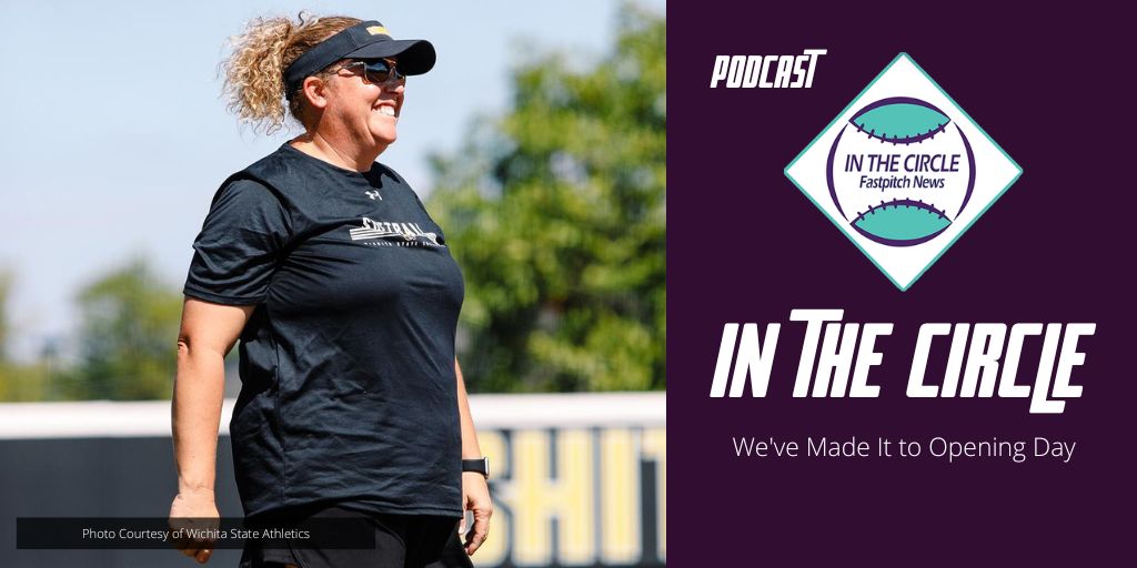 Ladies & Gentlemen It's @NCAASoftball OPENING DAY Start it off with @InTheCircleSB as they continue with their @PVCollegeSB theme. You'll hear from @GoShockersSB @CoachBredbenner & @DukeSOFTBALL Assistant Coach @Taylor_Wike_ Listen & download now: wp.me/p3xSE1-1yjM