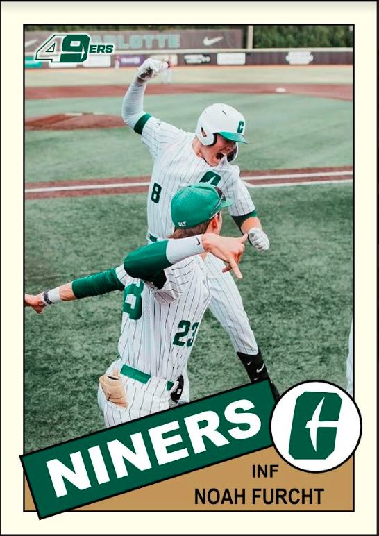 There are 8 Days until @CharlotteBSB Opening Day at the Hayes! Wearing #8 this season for CLT is Junior Infielder @Noah_Furcht20. Furcht is from Esko, Minn. and comes to CLT from Kirkwood Community College where he was 1st Team All-Conference. #9ATC #GoldStandard