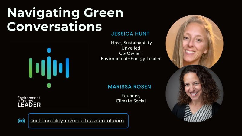 Thrilled to be the first guest interview in the launch of the <a href="/E_E_Leader/">Environment+Energy Leader</a> #EELeaderUnveiled podcast! 

Here, I speak with <a href="/Jessica_L_Hunt/">Jessica L Hunt</a> about my career journey, social media, and insights on sustainability. 

Listen in! sustainabilityunveiled.buzzsprout.com/2263782/143681…