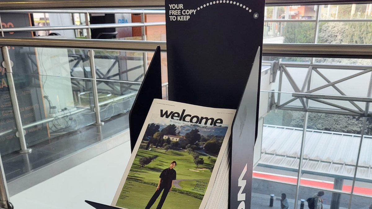 The 11th edition of Welcome Magazine has landed at #Larnaka and #Pafos #airports. The magazine presents our island in all its colors, authentic beauty, culture and people. Make sure you take your FREE copy. #HermesAirports #WelcomeMagazine #AirportsMagazine #CyprusAirports