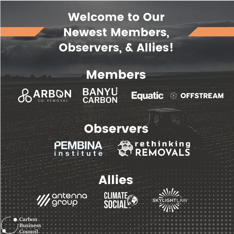 Climate Social is now recognized as an Ally with the <a href="/CO2Council/">Carbon Business Council</a> — the leading association dedicated to removing and managing gigatons of CO2 to protect our planet through policy, government relations, climate, startup growth &amp;. public affairs.

#CO2Removal #CarbonBusinessCouncil