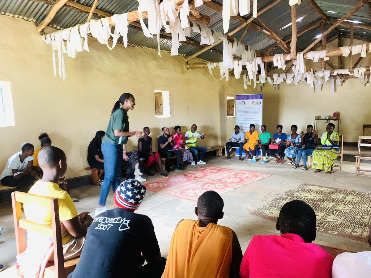 Today @makewayprogram partners from @VSONL did a visit of one of the #safespaces in @rugarama_sector in @GatsiboDistrict to see how they operate, they saw how #YaHeath games work to learn more about SRHR .