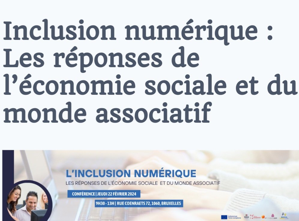 [#Ess - 🇧🇪] @PLS_News : 'Inclusion #numérique - Les réponses de l'#Ess et du monde #associatif', le 22/02 à @VilleBruxelles (B) ➡️ pourlasolidarite.eu/fr/event/inclu… cc @SmartBe_fr @SocialGoodAccel @SocEntEU @simplonco ⤵️