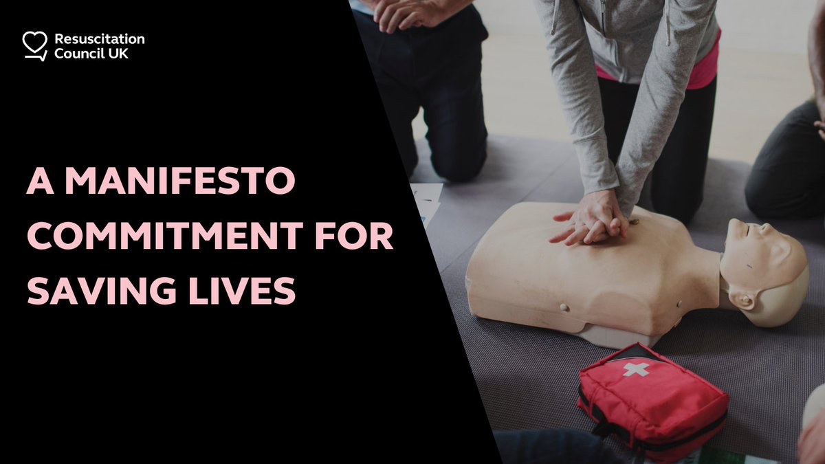 Ahead of the UK general election, we're asking political parties to make one simple commitment; to create more CPR-trained lifesavers in the next parliament than any previous. Read the simple steps to how this can be achieved on our website: resus.org.uk/manifesto-comm…