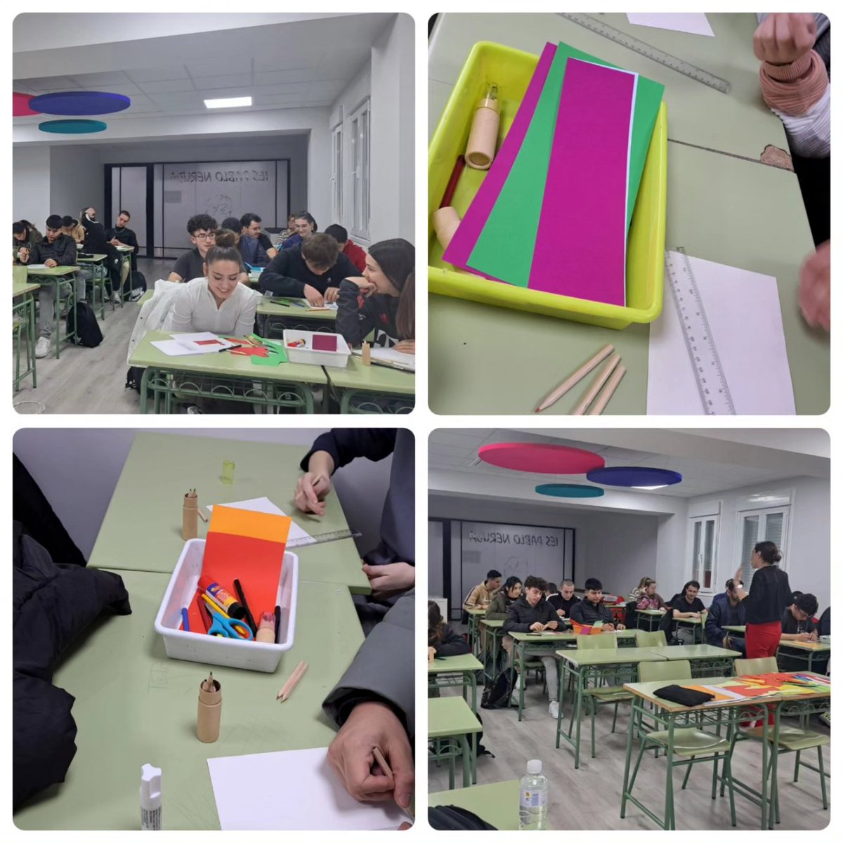 Hoy para introducir la Semana de #NERUDAemprende, Ana Zugasti  ha contado como creo RZ100 arte.
Los alumnos han participado en el taller "Visión plástica del arte contemporáneo ".
Una forma muy bonita y práctica de contar la relación tan estrecha entre el arte y la publicidad.