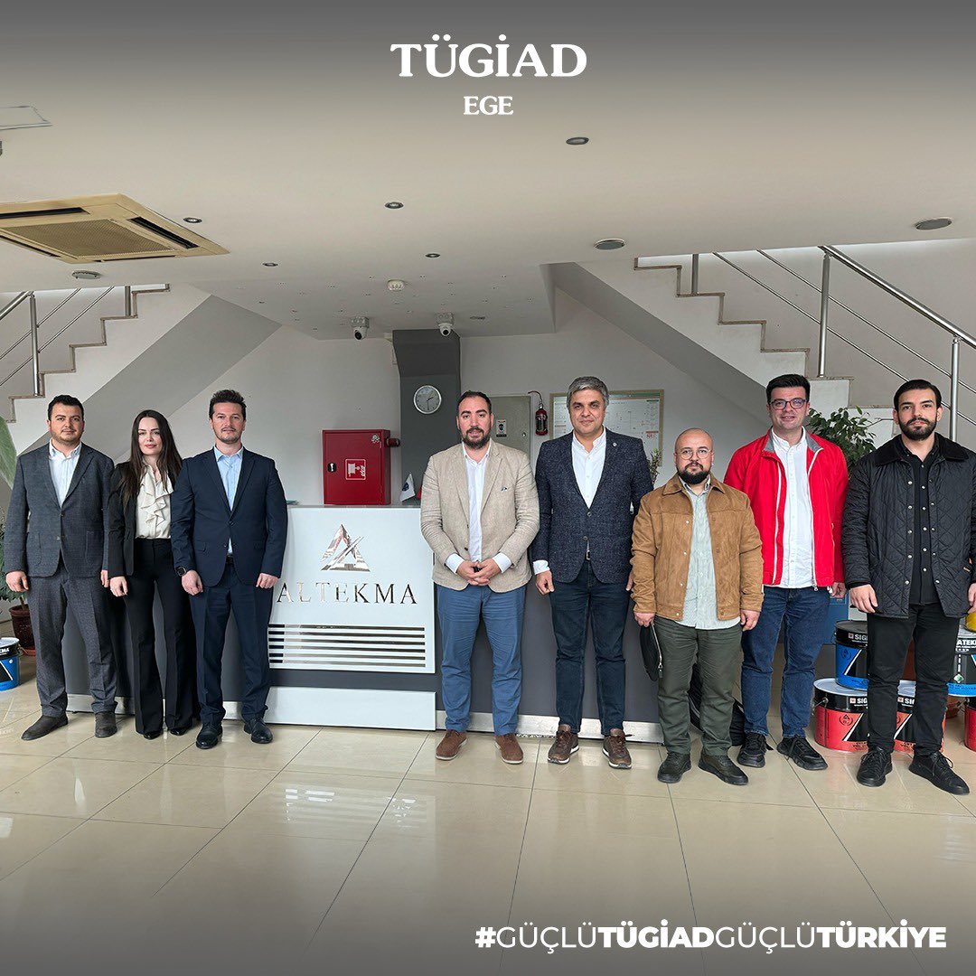TÜGİAD Ege İş Geliştirme ve Üye İlişkileri Komisyonu tarafından düzenlenen ziyaretlerimiz kapsamında TÜGİAD Ege Şubesi 6. ve 7. Dönem Başkanı Melih Sebastien Durmuş ve Yönetim Kurulu üyemiz Semih Durmuş ziyaret edildi. 

<a href="/enginkorkmz/">Engin Korkmaz</a> <a href="/melihsdurmus/">Melih Sebastien DURMUŞ</a>