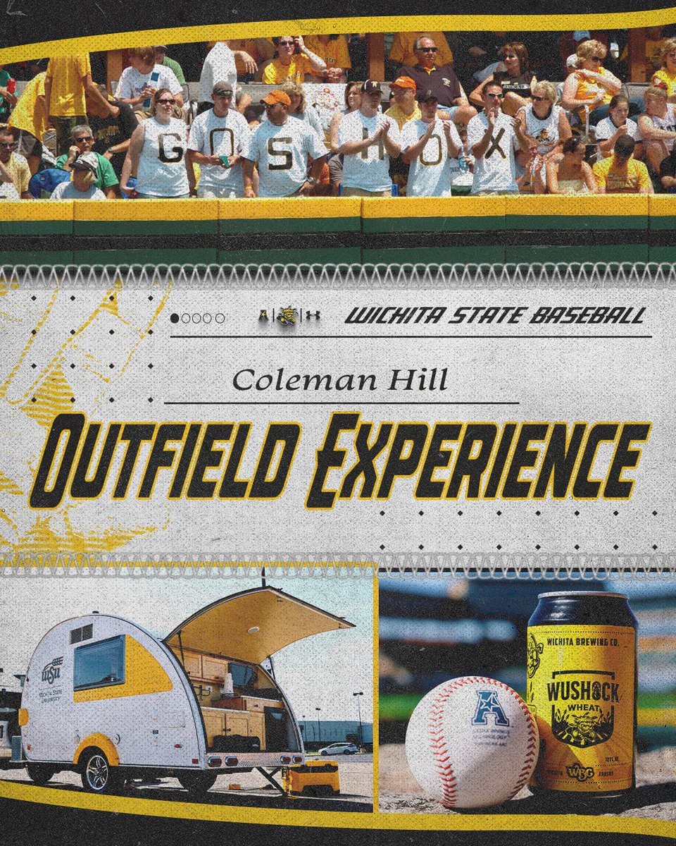 GoShockersBSB's tweet photo. Bringing the 𝙩𝙝𝙧𝙞𝙡𝙡 back to the hill ‼️ 🍻

Excited to announce new additions and policies for Coleman Hill this season!

📰 https://t.co/0so1NI9Lvq https://t.co/PWeFjIZtzd