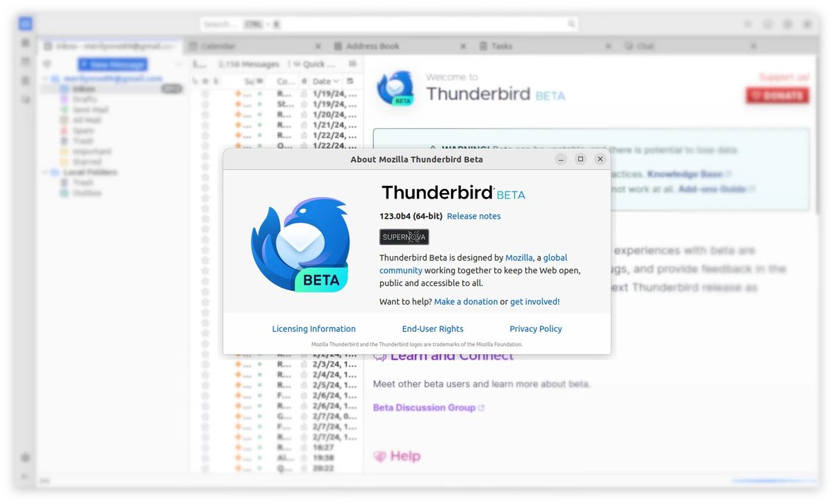 Ubuntu Aims to Use Thunderbird Snap instead of classic deb in next 24.04 LTS.
ubuntuhandbook.org/index.php/2024…