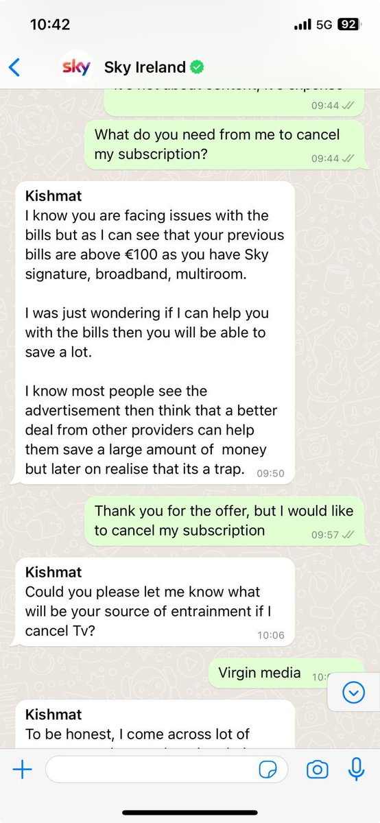 DollRoberts's tweet photo. @SkyIreland why is it so difficult to cancel a subscription. 2 days trying to cancel. Just an idea of what the last 2 days have been like...... https://t.co/mUqvSJMSZc