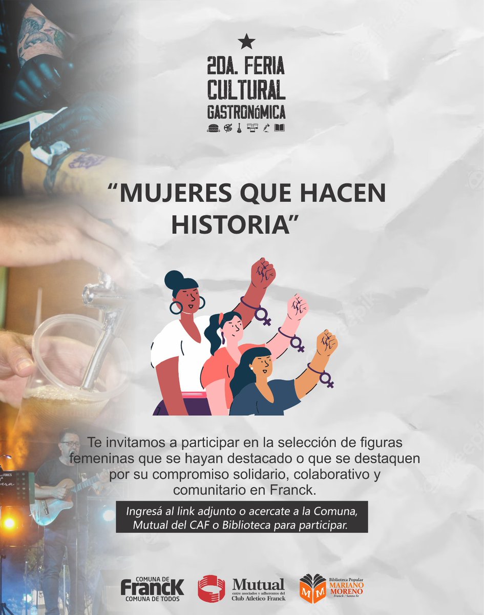 ComunadeFranck's tweet photo. ELEGÍ LA FRANCKINA DESTACADA 2024🙋‍♀️
Para mas info ingresa al siguiente link https://t.co/cpWOmpD109 https://t.co/i8DqqxAE5A