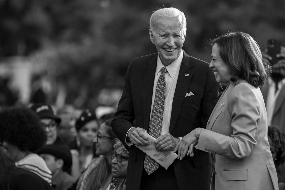 We are so fortunate to have a real leader, a true friend, and a historic Vice President in Kamala Harris. We couldn’t do this without you, Kamala.