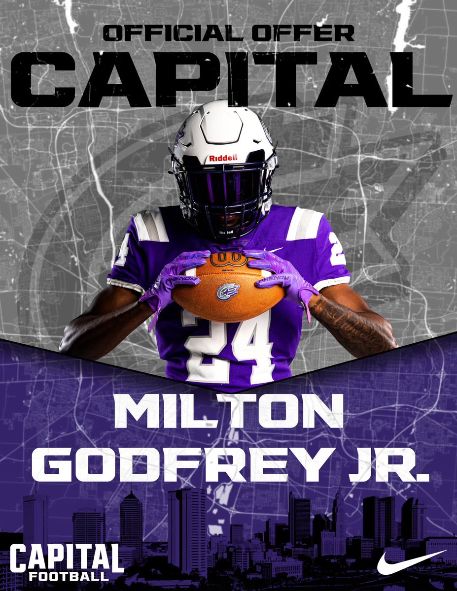 After a great conversation with @KnockCoach I am blessed to receive my 3rd offer from Capital University 🙏🏾 @CoachTy_1 @TaftNationFB @CapitalU_FB #agtg #blessed