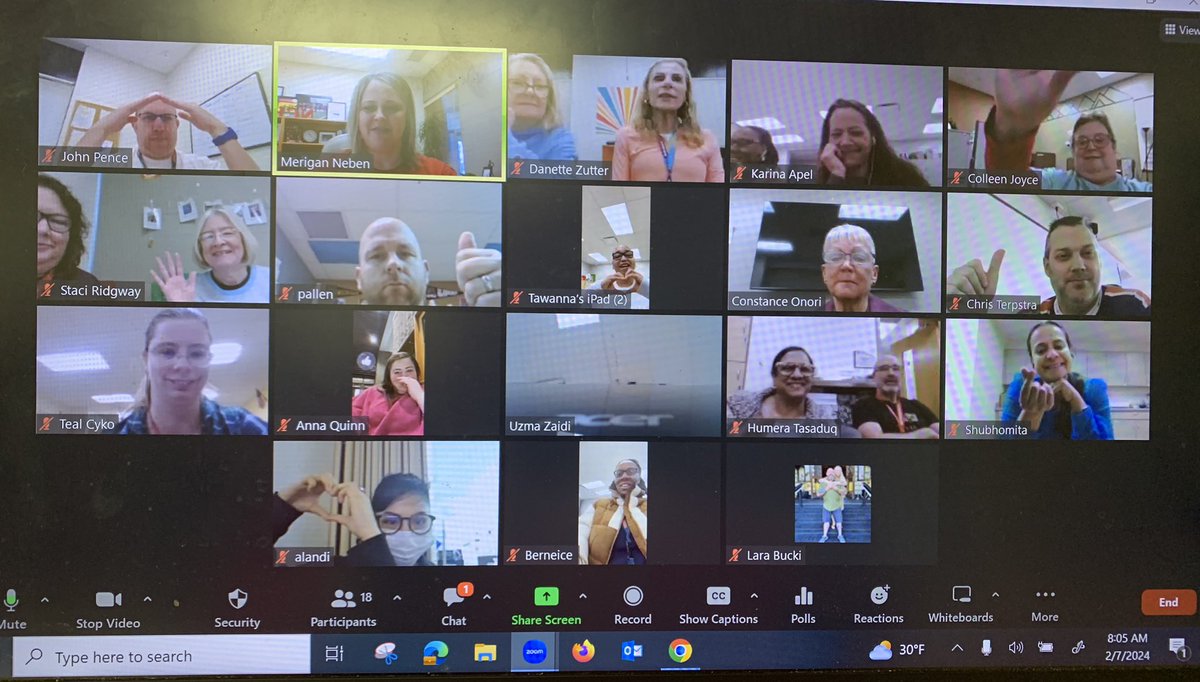 When your days starts with some of your favorite colleagues, you know it’s going to be a good one! So excited to kick off the weekly Paraprofessional Learning Series with the <a href="/NCHSOFFICIAL/">Naperville Central</a> <a href="/NNHSposey/">Retired HS Principal- Stephanie Posey</a> &amp; <a href="/Connections203/">Connections Transition Services</a> teams yesterday! These talented folks are amazing❤️🤍💙🧡💚