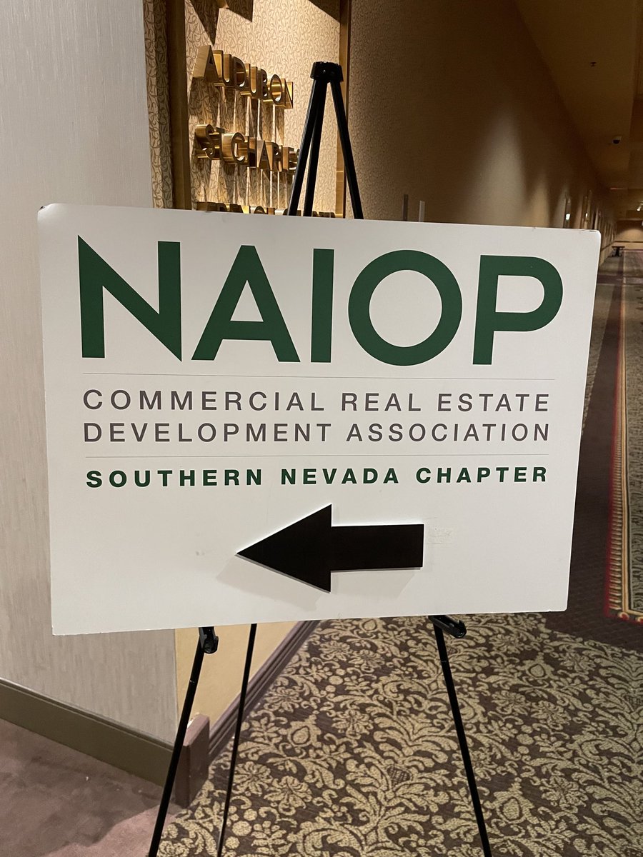 Up early this morning to attend the NAIOP Breakfast.
