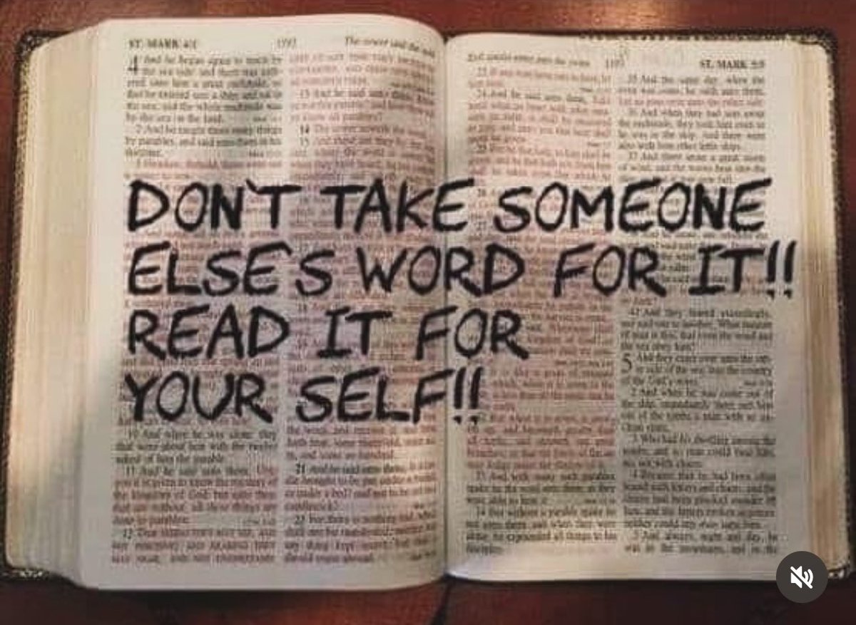 5SolasMissy's tweet photo. Holy Spirit filled, scripture reading people can spot a false teacher aka deceiver from a mile away bc we study the Bible and it gives us clarification. READ THE WORD OF GOD FOR YOURSELVES instead of taking someone else’s word for it https://t.co/CYlekwfTRO