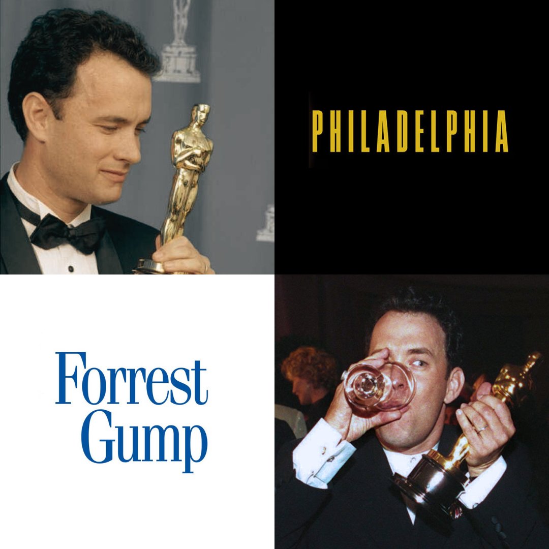 sproandlee's tweet photo. In 1995, Tom Hanks became the second male actor to win the top prize two years in a row. The first was Spencer Tracy*, who won best actor of 1937 and 1938 (for Captains Courageous and Boys Town). https://t.co/1FcUmJcizI