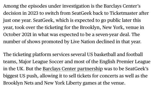 So frustrating to see Ticketmaster is not cooperating with the DOJ Antitrust investigation. Ensuring compliance with antitrust remedies isn't easy. In the meantime, consumers are missing our chance to have a real competitor.  bloomberg.com/news/articles/…