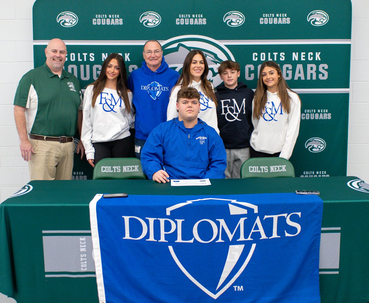 Colts Neck Athletics and Activities (@cnhsathletics) on Twitter photo Congratulations to Anthony Lombardi on his commitment to continue his academic and Football careers at Franklin and Marshall College next year! #CougarPride #CNHSSports #SigningDay
@cncougarfb Congratulations to Anthony Lombardi on his commitment to continue his academic and Football careers at Franklin and Marshall College next year! #CougarPride #CNHSSports #SigningDay
@cncougarfb